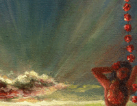 Hula.  Acrylic on Canvas.